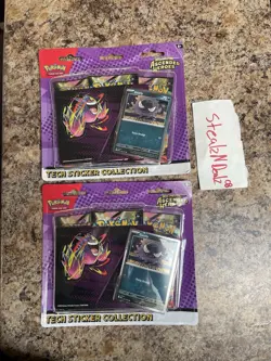 Pokemon TCG Ascended Heroes Tech Sticker Collection Gastly Promo ( lot of 2) New - Image 1