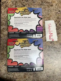 Pokemon TCG Ascended Heroes Tech Sticker Collection Gastly Promo ( lot of 2) New - Image 2