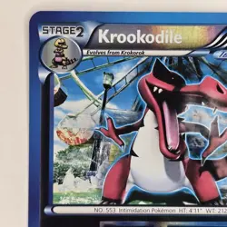 Krookodile 70/116 Reverse Holo Rare BW Plasma Freeze Holo NM Team Plasma Pokemon - Image 2