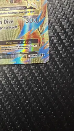 M Charizard EX 101/108 XY Evolutions Full Art Holo Pokemon - Image 4