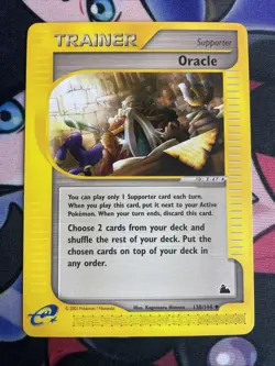 Pokemon Oracle Trainer Skyridge 138/144 Regular LP - Image 1