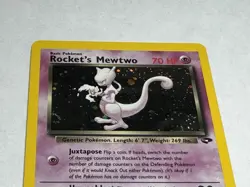 Rocket’s Mewtwo Holo Gym Challenge Unlimited Edition Rare Pokemon TCG - Image 2