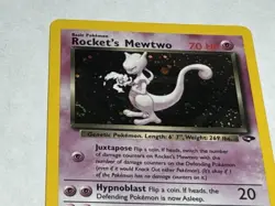 Rocket’s Mewtwo Holo Gym Challenge Unlimited Edition Rare Pokemon TCG - Image 5