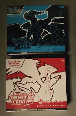 NEW POKEMON CENTER Elite Trainer Box WHITE FLARE and BLACK BOLT Set ETB SEALED - Image 2