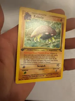 1999 Pokemon - 1st Edition Kabuto Non-Holo - Fossil 50/62 - WOTC - Image 3
