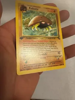 1999 Pokemon - 1st Edition Kabuto Non-Holo - Fossil 50/62 - WOTC - Image 4