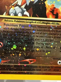 Pokemon TCG Entei Wizards Black Star Promos 34 Holo Promo Promo - Image 3
