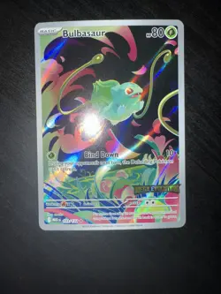 Pokemon TCG Bulbasaur 133/132 IR Mega Evolutions Stamped Promo Sealed - Image 1