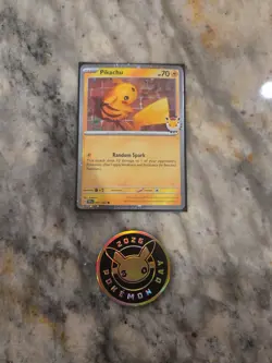 Pikachu 051 /162 Stamped 2026 Pokemon Day 30 Promo TCG With Coin - Image 1