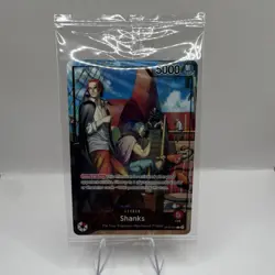 Sealed One Piece Shanks OP09-001 Promotion Leader Foil PSA Magazine Promo - Image 1