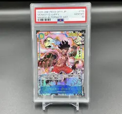 PSA 10 Luffy SEC OP11-118 Manga Alt Art Comic Parallel Fist ONE PIECE Japanese - Image 1