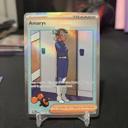 Pokemon TCG Amarys 170/131 Prismatic Evolutions Special Illustration Card NM - Image 1
