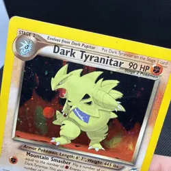Pokemon TCG Dark Tyranitar Neo Destiny Holo Rare Card 11/105 - LP/MP - Image 2