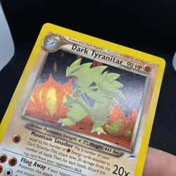 Pokemon TCG Dark Tyranitar Neo Destiny Holo Rare Card 11/105 - LP/MP - Image 4