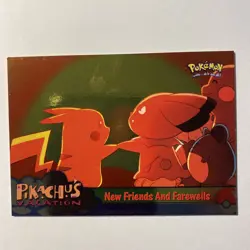 Pikachu’s Vacation #59 Pokemon Card TCG Topps Movie Animation Edition - Image 1