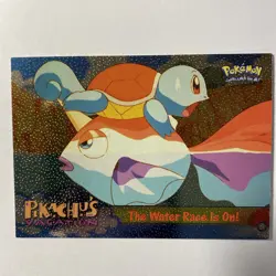 Pikachu’s Vacation #47 Pokemon Card TCG Topps Movie Animation Edition - Image 1