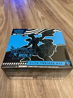 Pokemon Scarlet & Violet Black Bolt Elite Trainer Box Trading Card Game - Image 1