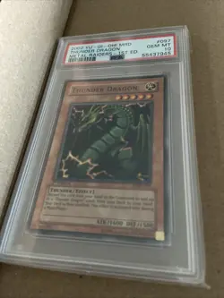 Yugioh THUNDER DRAGON 1ST ED MRD-097 Gem Mint PSA 10 Card 🔥 - Image 3