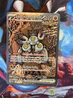 Pokemon TCG Sandy Shocks EX Prismatic Evolutions Holo Card 159/131 SV - Image 3
