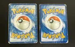 Team Magma's Groudon EX & Team Aqua's Kyogre EX - SET OF 2 CARDS Korean Damaged - Image 2