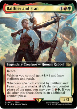 Balthier and Fran (Extended Art) - 0477 - Final Fantasy - MTG - NM/M - Image 1