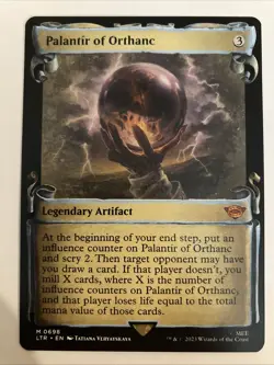 MTG Palantir of Orthanc (Showcase Scrolls) Regular 0698 the Lord of the Rings - Image 1