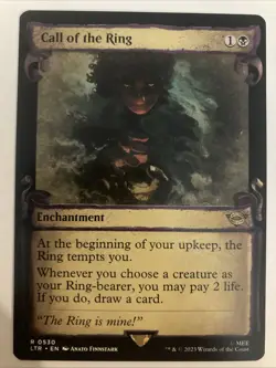 Call of the Ring (Showcase Scrolls) 0530 (NM) Lord of the Rings LTR Magic MTG - Image 1