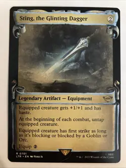 Sting, the Glinting Dagger (Showcase Scrolls) LTR 0701 Normal English NM - MTG - Image 1