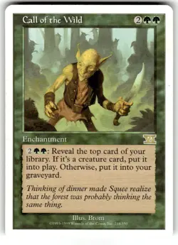 Magic: The Gathering Enchantment Call of the Wild MTG Rare Regular - Image 1