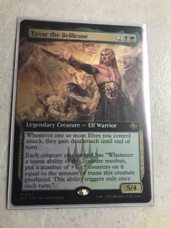 Tyvar the Bellicose Extended Art M Foil #183 | MOM: The Aftermath MAT | MTG Nm - Image 1