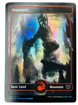 MTG Mountain Foil 274 Innistrad: Crimson Vow Magic NM X1 - Image 1
