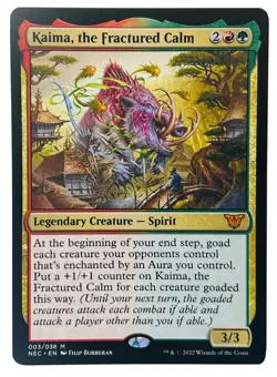 MTG Kaima, The Fractured Calm Kamigawa Commander Magic NEC NM X1 - Image 1