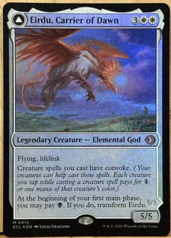 LIMITED EDITION Lorwyn Eclipsed MtG Eirdu, Carrier of Dawn Unplayed NM FOIL! - Image 1