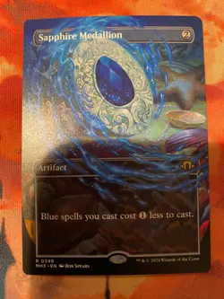 MTG Modern Horizons 3 Sapphire Medallion Borderless - Image 1