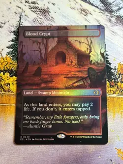 Blood Crypt // Blood Crypt - Foil Extended Art ECL NM MTG - Image 1