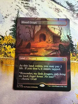 Blood Crypt // Blood Crypt - Foil Extended Art ECL NM MTG - Image 2
