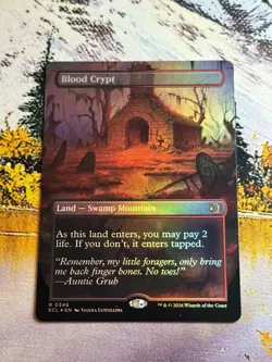 Blood Crypt // Blood Crypt - Foil Extended Art ECL NM MTG - Image 3