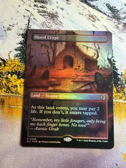 Blood Crypt // Blood Crypt - Foil Extended Art ECL NM MTG - Image 4