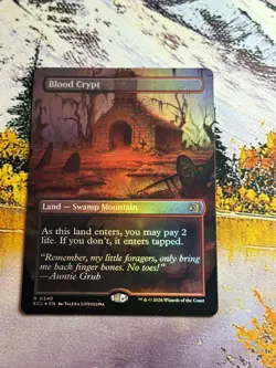 Blood Crypt // Blood Crypt - Foil Extended Art ECL NM MTG - Image 5