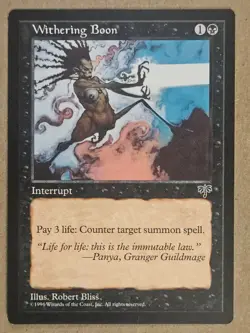 Withering Boon - Mirage - Near Mint | MTG - Image 1