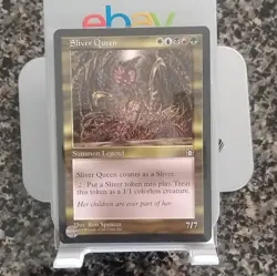 Magic: The Gathering Sliver Queen Stronghold Legendary Creature Rare Ron Spence. - Image 1