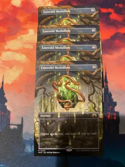 MTG Modern Horizons 3 Emerald Medallion Borderless x 1 - Image 1