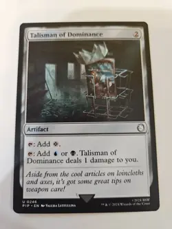 MTG - Universes Beyond: Fallout - Talisman of Dominance - NM - NF - Image 1