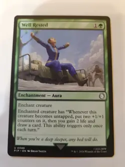 MTG - Universes Beyond: Fallout - Well Rested - NM - NF - Image 1