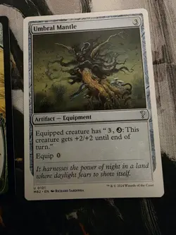 MTG Umbral Mantle White Border 101 Mystery Booster 2 MB2 NM - Image 1