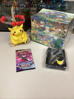 Lot Pokemon TCG 8X Celebrations 25th Anniversary Mini Tins Sealed Box Picachu - Image 1