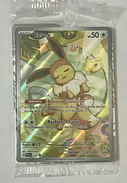 2025 Pokemon Scarlet & Violet Eevee Black Star Promo Full Art New & Sealed - Image 2