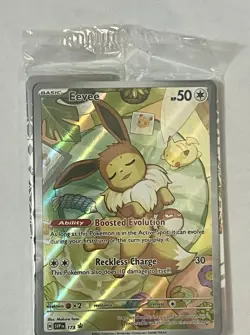 2025 Pokemon Scarlet & Violet Eevee Black Star Promo Full Art New & Sealed - Image 3
