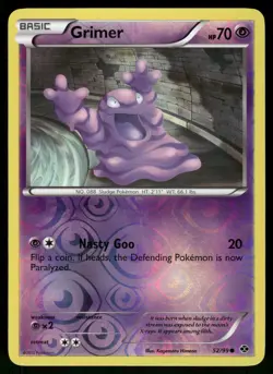 Grimer Reverse Holo 52/99 Next Destinies Pokemon - Image 1
