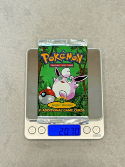 [20.70 grams] Pokemon Jungle Booster Pack Short Crimp FACTORY SEALED - Image 1